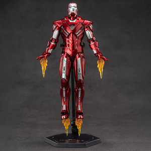 Zd Toys <span class=keywords><strong>Iron</strong></span> <span class=keywords><strong>Man</strong></span> Originale Genuino <span class=keywords><strong>Marvel</strong></span> Edizione 10° Anniversario - <span class=keywords><strong>Iron</strong></span> <span class=keywords><strong>Man</strong></span> Mk33 Non Luminoso 1/10 Action Figure con Articolazioni Mobili - Product Image 4