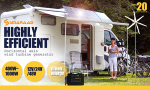 กังหันลมผลิตพลังงาน 800w 12V 24V 48v กังหันลมแนวนอนสำหรับใช้ในบ้าน เครื่องกำเนิดไฟฟ้า S800 สำหรับกังหันลม S800 - Product Image 3