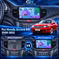 Pour Honda Accord 8 2008-2012 AI Voice 2 Din Android Auto Radio Carplay Système multimédia de voiture GPS 2din Autoradio