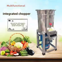 Elektrische roestvrijstalen chilipeper maalmachine, commerciële groente- en fruitsnijder voor de voedingsindustrie
