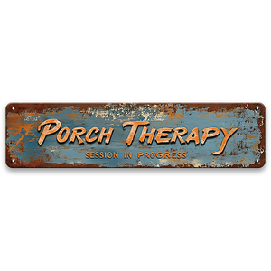 Histoires de poissons personnalisées racontées ici, enseigne en métal véritable, décorations de salle à manger, décoration de rue, art mural 16x4 pouces - Product Image 4