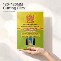Película Protectora de Pantalla de Hidrogel de Privacidad HD TPU Zhimei 180x120MM para Máquina de Corte Inteligente