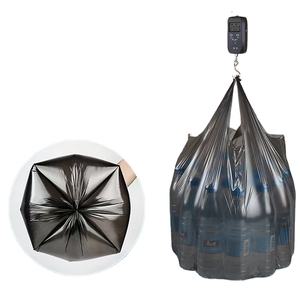 ถุงขยะพลาสติก HDPE สีดำ แบบหนา แข็งแรง สำหรับใส่เสื้อยืด 30 ชิ้น/ม้วน พิมพ์ลายกราเวียร์ - Product Image 1