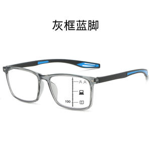 Lunettes de <span class=keywords><strong>presbytie</strong></span> multifocales progressives Anti-lumière bleue lentilles photochromiques cadre mince PC fabricants de gros directs - Product Image 6