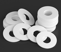 Joints plats et rondes carrées en PTFE sur mesure usinés CNC, rondelles d'étanchéité non standard en PTFE selon échantillon de dessin