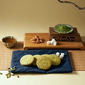 Poria ve Matcha Fındıklı Bisküviler Çıtır Kurabiyeler Ceviz İçi ve Kabak Çekirdeği İçerir Toptan Satış İçin - Product Image 2