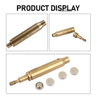 Pointes de flèche de Test Laser, calibrées à infrarouge, pour la chasse, arc recourbé, visée de tir à l'arc, filetage de 6.2mm, pointe de flèche amovible en laiton