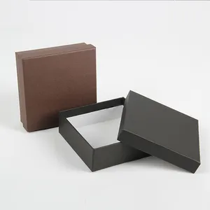 사용자 정의 하이 퀄리티 작은 뚜껑과 검은 선물 상자 종이 포장 상단 및 하단 종이 보드 상자 사용자 정의 로고