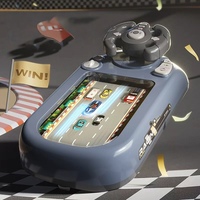 Jeu de Course pour Enfants avec Volant de Simulation, Conduite Évitement d'Obstacles, Aventure et Casse-Tête, Jeu de Table d'Intérieur