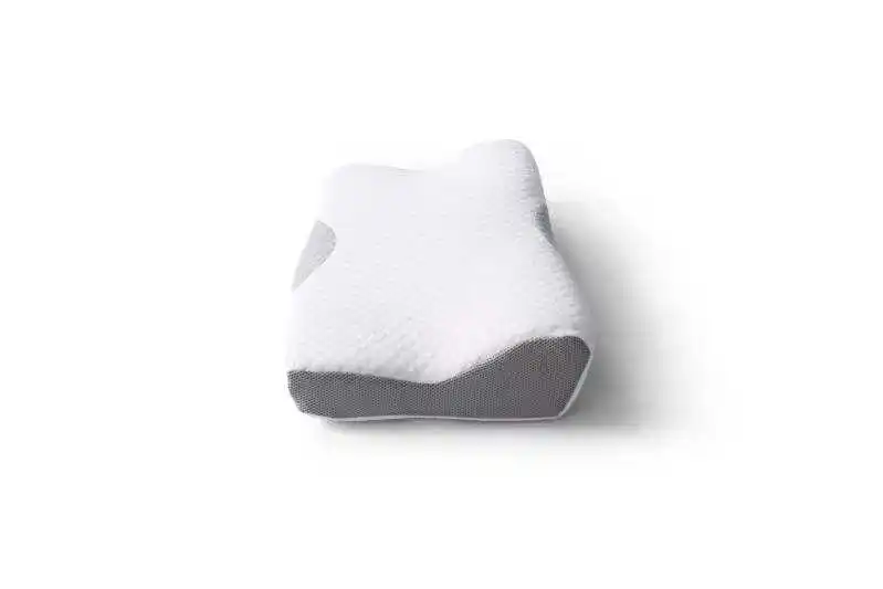 Almohada de Espuma Viscoelástica para Dormir, Almohada Ortopédica de Espalda Lateral para Aliviar el Dolor de Hombros, con Funda de Almohada