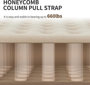 Colchón de Aire Plegable King Size Moderno con Bomba Incorporada, Inflado Rápido, para Uso en Campamentos - Product Image 5