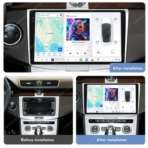 MEKEDE DUDUAUTO Autoradio Android con Lettore DVD per <span class=keywords><strong>VW</strong></span> <span class=keywords><strong>Passat</strong></span> B7 2011 2013 2014 <span class=keywords><strong>2015</strong></span>, USB, FM, WiFi, 4G LTE, Schermo 2K - Product Image 3