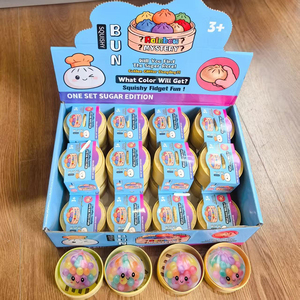 New Colorful Promotional Cute Dumpling Squishy Water Beads Stress <b>Ball</b> Smile Face <b>Squeeze</b> Fidget Toy Steamer Parties Pendant - Product Image 4