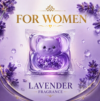 Lessives en dosettes Lavender Bloom Premium pour femmes – Perles de lessive au parfum longue durée, protection des couleurs et technologie de soin adoucissant