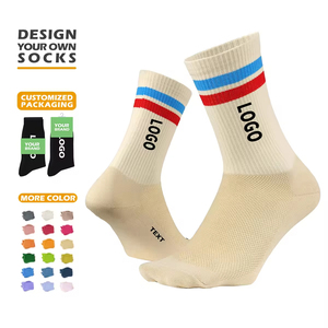 Custom Logo Breathable Mesh Cotton Polyester Sport <b>Sock</b> Professional Running Cycling <b>Socks</b> Custom Design for Men Women - Product Image 1
