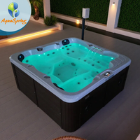 Bain à remous Balboa Spa authentique et de haute qualité, jacuzzi extérieur avec ozone pour 1 à 5 personnes