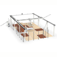 Système de stockage automatisé intelligent pour machines CNC de travail du bois, automatisation d'entrepôt de matériaux en panneaux MDF