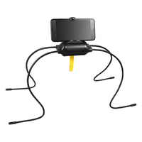 Support de téléphone multifonctionnel rétractable pliable à long bras araignée pour lit, support de tablette pour lit
