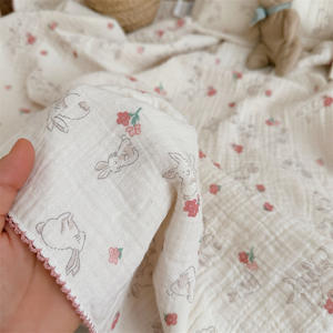 Copertina Avvolgente <span class=keywords><strong>per</strong></span> <span class=keywords><strong>Neonati</strong></span> in Cotone e Fibra di Bambù a 4 Strati, Stile Europeo Ecologico - Product Image 4