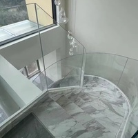 VIKO Meilleure vente Escalier incurvé de luxe pour villa Escalier incurvé Utilisation intérieure des escaliers rotatifs 2024