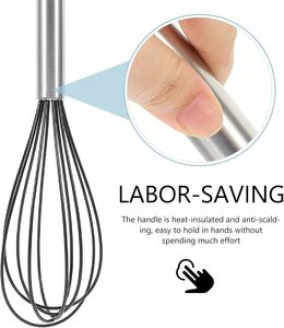 Wholesale 5-piece Silicone Spatula Set Rubber Cooking Utensils Set Heat Resistant Silicone Kitchen Utensils Cooking Spatula Set - Product Image 6