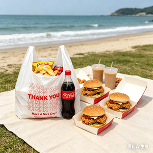 ถุงพลาสติกแบบเสื้อกั๊กสำหรับร้านขายสัตว์เลี้ยง ร้านขายของเล่น ร้านขายของขวัญ และร้านขายอุปกรณ์ฮาร์ดแวร์ สำหรับบรรจุสินค้าขนาดเล็กและบรรจุภัณฑ์สำหรับขายปลีก - Product Image 1