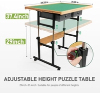 Vente chaude 1500pcs Puzzle en bois Organisateur Leading Puzzle Table pour adultes et enfants