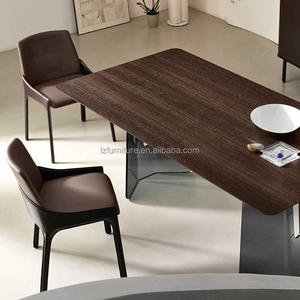 Fauteuil de salle à manger de luxe moderne Love Zone, entièrement rembourré en cuir recyclé raffiné, mobilier de maison OEM ODM - Product Image 6