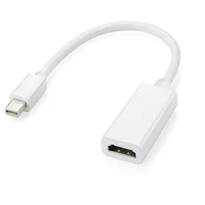 Mini DP to HDMI Adapter Port Converter Mini Displayport to HDMI Cable 1080P TV Projector for Apple MacBook Air Pro