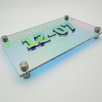 Plaques de porte en plexiglas YIYAO pour numéros de classe, adresses et noms