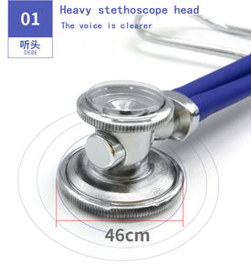 Estetoscópio Manual Portátil, <span class=keywords><strong>Monitor</strong></span> de Pressão Arterial Não Fluído, Estetoscópio de Dupla Função para Frequência Cardíaca <span class=keywords><strong>Fetal</strong></span> - Product Image 5