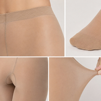 Collants en nylon transparents imprimés de luxe pour femmes, sans couture, ultra-fins, anti-accroc, pour l'été, fabrication exquise
