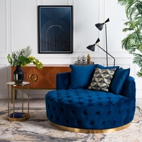 Offres Spéciales Loisirs Mobilier De Salon Chaise Pivotante En Acier Inoxydable Ronde Salon Chaise Pour la maison Hôtel