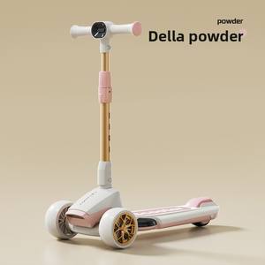 Trottinette pour enfants de 2 à 12 ans, trottinette pliable en plastique à 3 roues avec <span class=keywords><strong>musique</strong></span> et lumière, idéale comme cadeau - Product Image 2