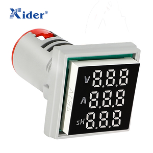 Quadrado 22MM LED Digital Display Painel Corrente e Tensão Medidor Indicador Luz AD22-22VAHZS - Product Image 3