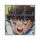 Pixel Art 48X48 points blocs de construction 1x1 mur Portrait photo briques bricolage décor à la maison Compatible LOGO jouets cadeaux Construction jouet