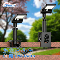 Lampes solaires à clipser pour extérieur, IP65, pour camping, cour, patio, installation facile, petite lumière de sécurité pour clôture/jardin