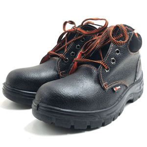 Scarpe Antinfortunistiche da Lavoro in Pelle Nera con Punta in Acciaio per Uomo, Modello SB <span class=keywords><strong>S1P</strong></span> per Cantieri Edili - Product Image 3