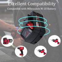Paket Baterai Lithium-Ion Pengganti Victpower 18V 5.0Ah/6.0Ah untuk Perkakas Bor Tanpa Kabel 500 Siklus