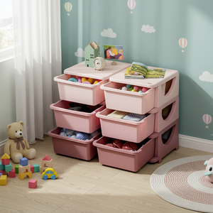 Commode et coffre à jouets pour enfants, unité de rangement pour enfants, fabriqué en Chine, modèle AL1016 - Product Image 3