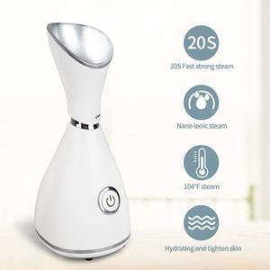 Vaporisateur facial électrique professionnel à nano-ions, <span class=keywords><strong>sauna</strong></span> facial à vapeur chaude, 280W, nettoyage en profondeur, hydratation, réservoir d'eau de 280 ml - Product Image 4