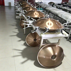Venta al por mayor de carcasas de tambor de mano de acero inoxidable de 22 pulgadas, sin afinar, con zona de presión, 9 notas, 432Hz/440Hz, 1.2mm de grosor - Product Image 5