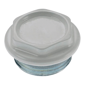 White Painted Blind <b>Cap</b> for 1\"1/4 RH <b>Radiators</b>-56 mm - Product Image 1