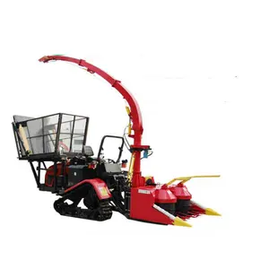 Crawler Ngô Đồng cỏ thức ăn gia súc gặt đập và máy cắt/Crawler Cỏ lúa Miến thức ăn gia súc thu hoạch và Máy Nghiền - Product Image 1