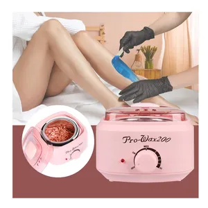 Electric 500cc Wax Warmer Machine Heater With Beans Hair Removal Paraffin Brazilian Wax Melting Machine Waxing Kit Suppliers