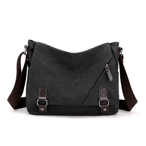 Sac à bandoulière en <span class=keywords><strong>toile</strong></span> écologique pour <span class=keywords><strong>homme</strong></span> décontracté OEM avec logo personnalisé, décoration de lettres, doublure en coton, utilisation toutes saisons - Product Image 2