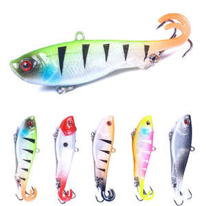 SKM New Arrival esche da pesca 7cm-12g Jig Head Swim bait con coda Modulare di acqua salata attira lucci in Silicone e gomma - Product Image 2