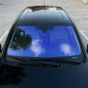 Film solaire teinté bleu caméléon pour pare-brise de <span class=keywords><strong>voiture</strong></span>, protection solaire autocollante pour vitres latérales avant, changement de couleur - Product Image 4
