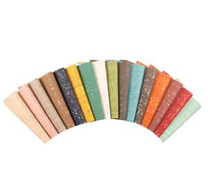 INFOCORK Feuille <span class=keywords><strong>de</strong></span> cuir en tissu <span class=keywords><strong>de</strong></span> liège gris blush 45x30cm-Base TC blanche, feuille d'argent pour décoration murale et tissu d'ameublement - Product Image 5