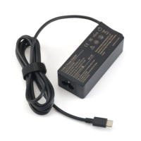 Chargeur d'ordinateur portable Lenovo de remplacement, adaptateur secteur 45W avec cordon d'alimentation pour ordinateur portable Lenovo